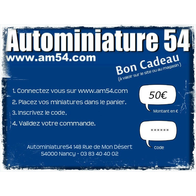 Gift Certificate 50€
