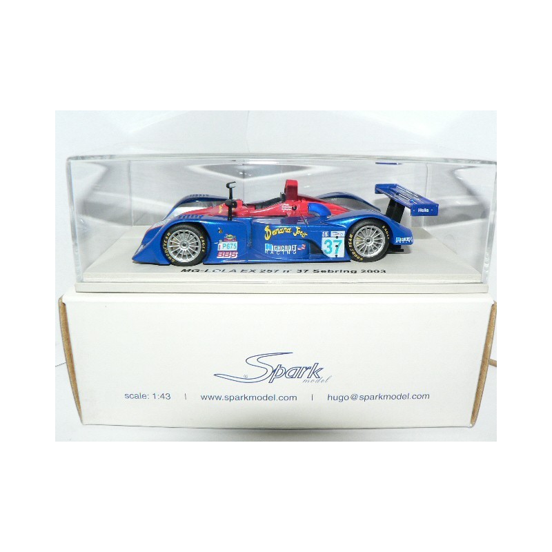 2003 MG Lola EX 257 Knight  n°37 Sebring SCMG09 Spark Model