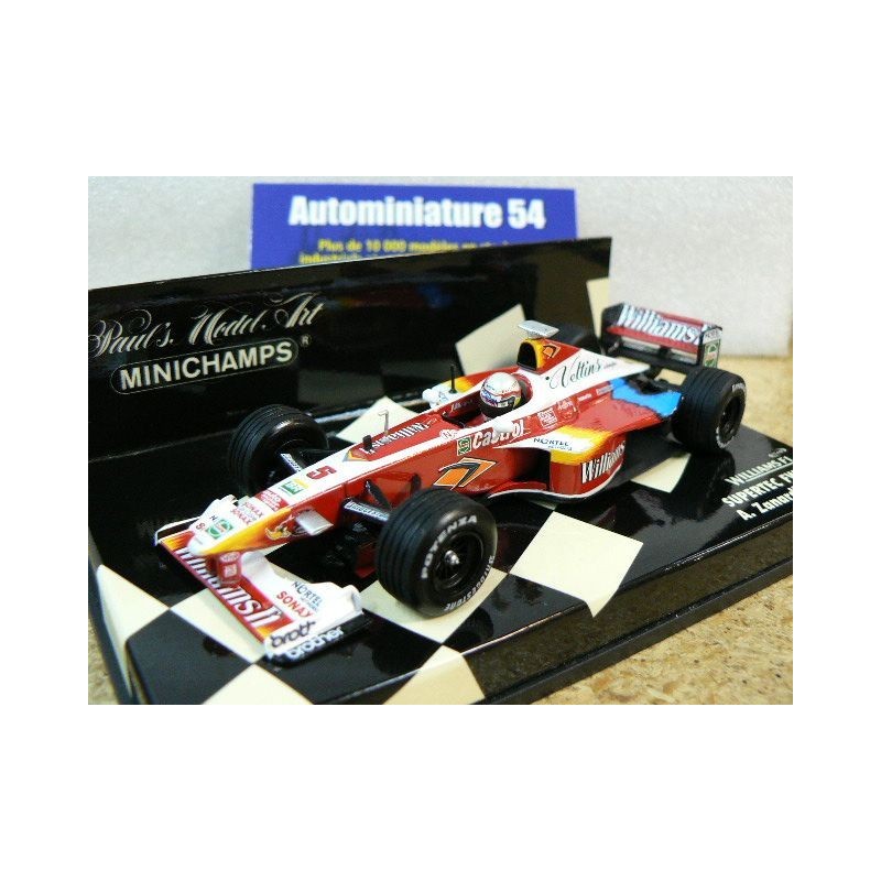 1999 Williams Supertec FW21 A. Zanardi n°5 430990005 Minichamps