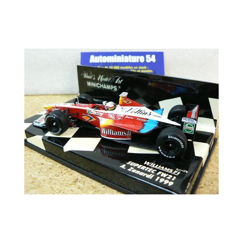 1999 Williams Supertec FW21 A. Zanardi n°5 430990005 Minichamps