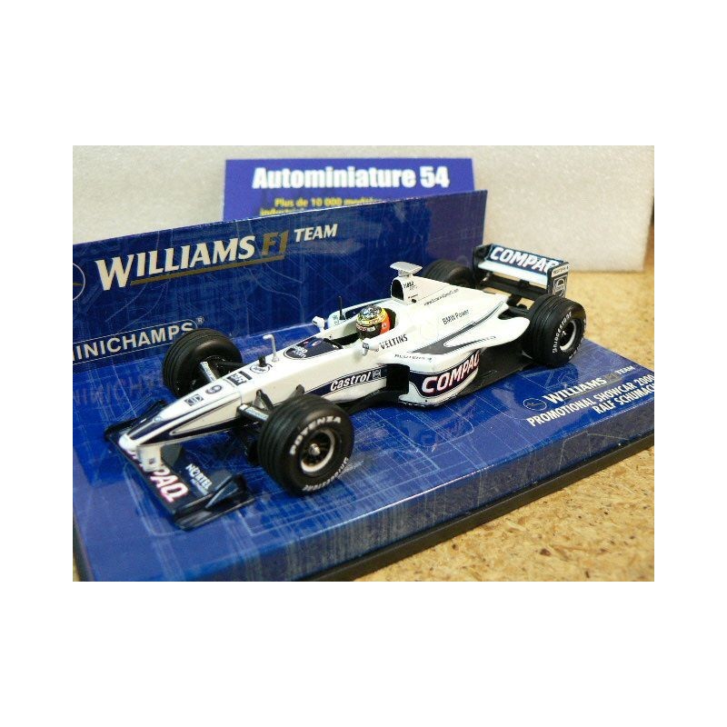 2000 Williams Show car R Schumacher n°9 430000079 Minichamps