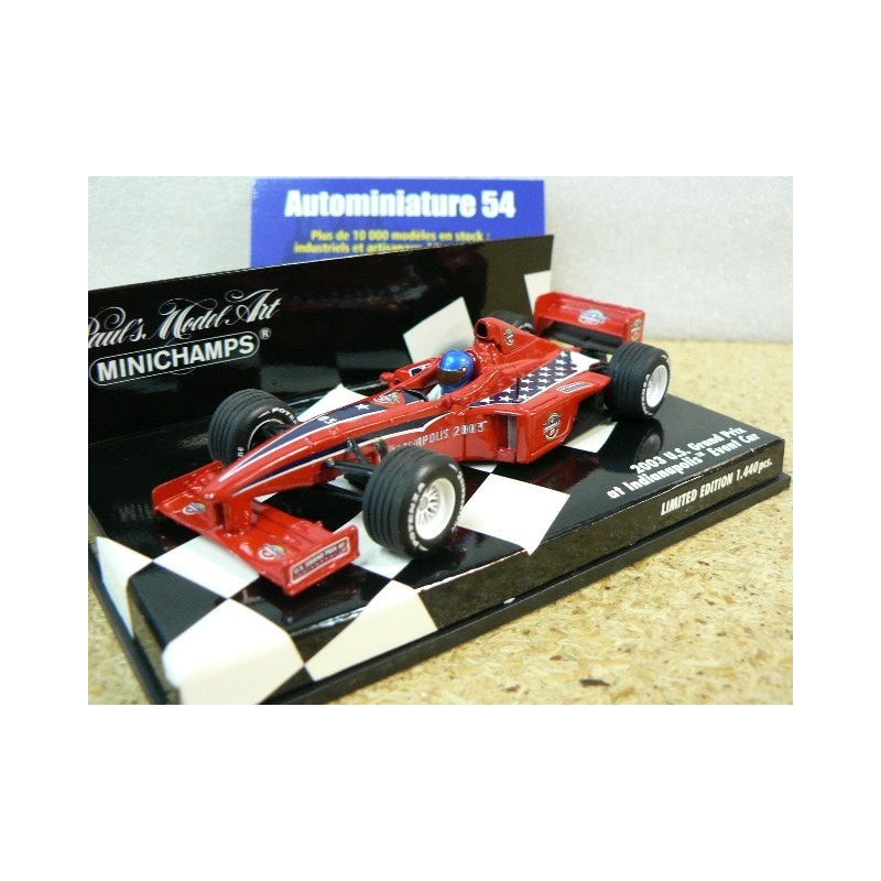 2003 US Grand Prix Event Car Ferrari F300 400030301 Minichamps