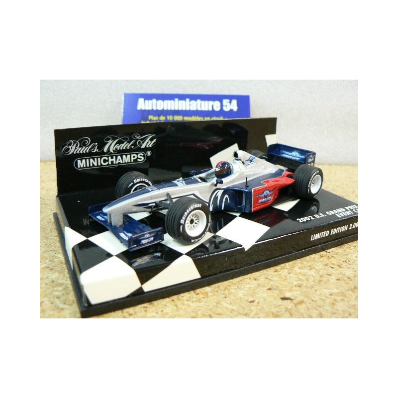 2002 US Grand Prix Event Car Ferrari F300 400020301 Minichamps