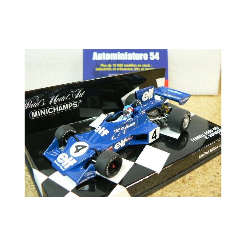 1974 Tyrrell Ford 007 P. Depailler  n°4 400740004 Minichamps