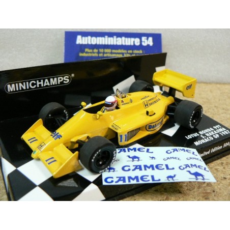 1987 Lotus  99T S. Nakajima n°11 Monaco GP 400870011 Minichamps