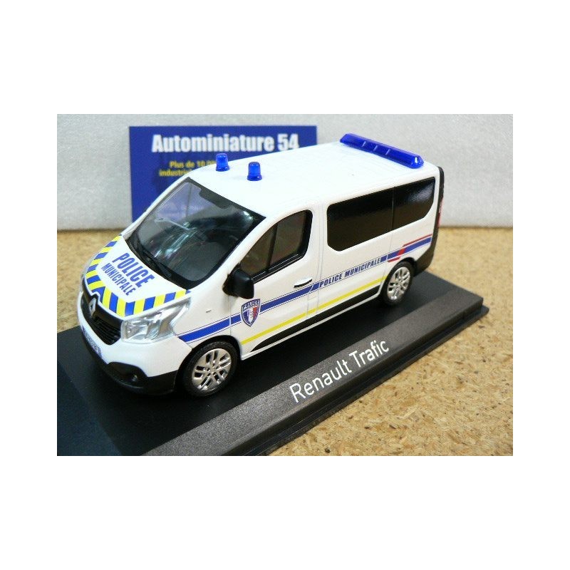 Renault Trafic 2014 Police Municipale "yellow & Blue stripping" 518025 Norev