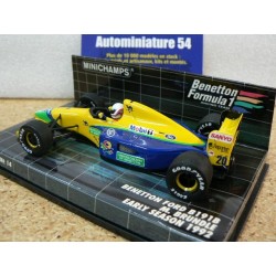 1992 Benetton Ford B191B M. Brundle Early season n°20 400920120 Minichamps