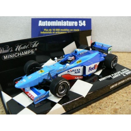 1998 Benetton Playlife Launch version A. Wurz n°6 430980096 Minichamps