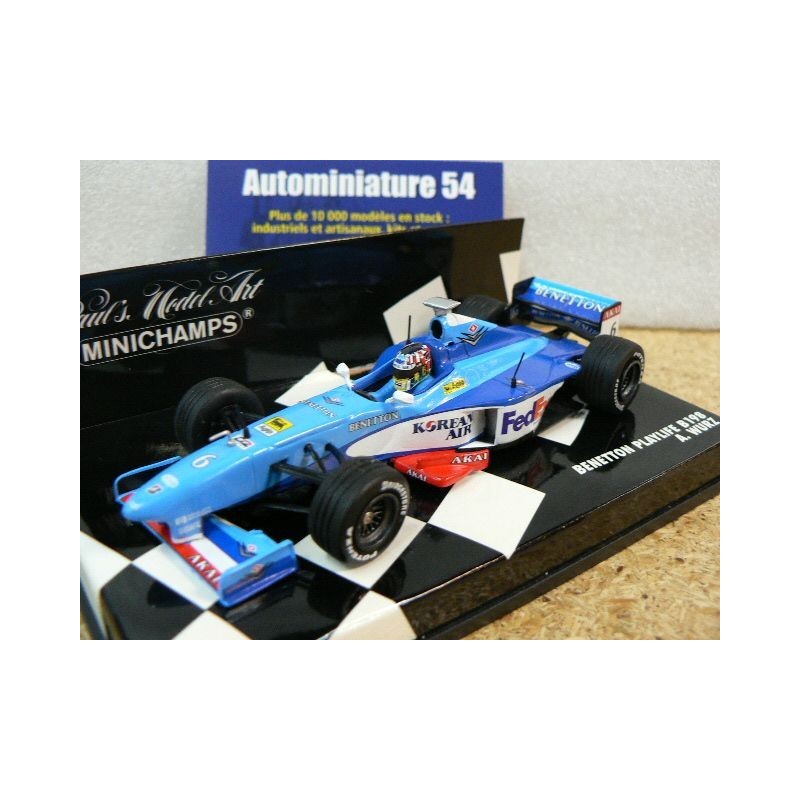 1998 Benetton Playlife B198 A. Wurz n°6 430980006 Minichamps