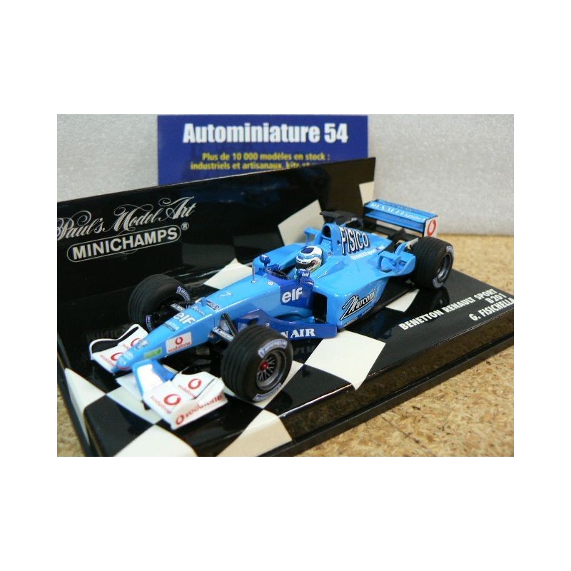 2001 Benetton Playlife B201 G. Fisichella n°7 430010007 Minichamps