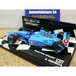 2001 Benetton Playlife B201 G. Fisichella n°7 430010007 Minichamps