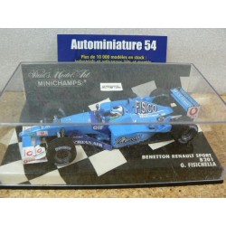 2001 Benetton Playlife B201 G. Fisichella n°7 430010007 Minichamps