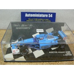 2001 Benetton Playlife B201 J. Button n°8 430010008 Minichamps