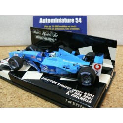 2001 Benetton Playlife B201 G. Fisichella USA GP n°7 430010107 Minichamps