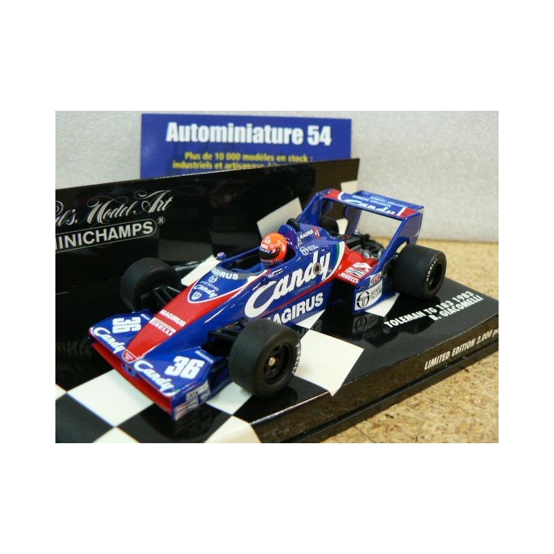 1983 Toleman TG 183 B. Giacomelli n°36 430830036 Minichamps