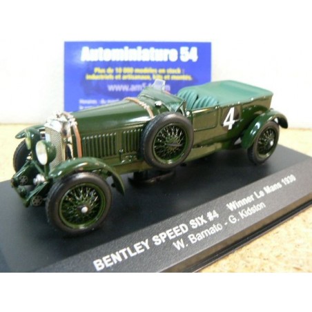 1930 Bentley Speed Six n°4 Barnato - Kidston 1st winner Le Mans LM1930 Ixo Models