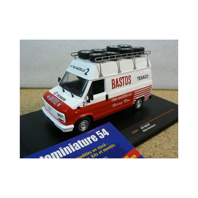 Fiat Ducato Assistance Bastos Rally team 80s CLC301 Ixo Models