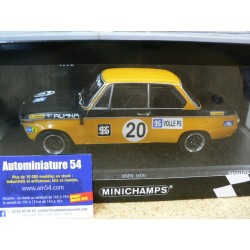 1970 BMW Alpina Helmut Marko Class Winner 1st Salzburgring ETCC n°20 155702620 Minichamps