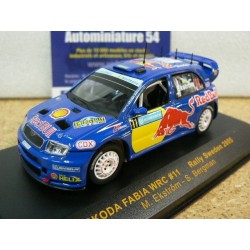 2005 Skoda Fabia WRC n°11 Ekstrom - Bergman Sweden RAM181 Ixo Models