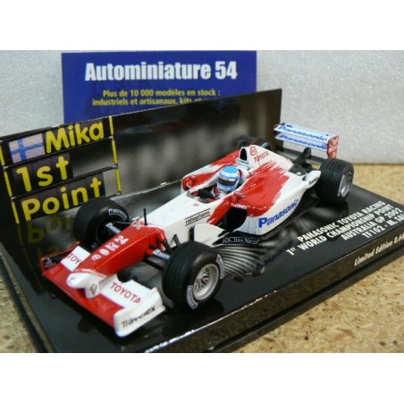 2002 Toyota Panasonic Racing TF102 M. Salo N°24 Australia GP 1st point 400020124 Minichamps