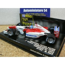 2002 Toyota Panasonic Racing TF102 M. Salo N°24 Australia GP 1st point 400020124 Minichamps