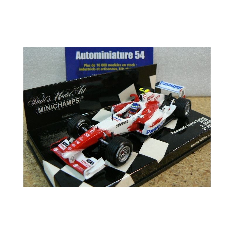 2004 Toyota Panasonic Racing TF104 R Zonta 3rd Driver N°38 400040038 Minichamps