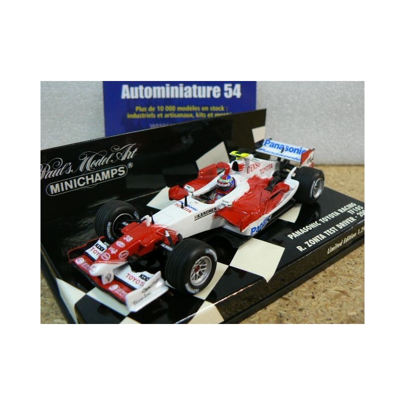 2005 Toyota Panasonic Racing TF105 R Zonta Test Driver N°38 400050038 Minichamps