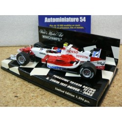 2005 Toyota Panasonic Racing TF105 R Zonta Test Driver N°38 400050038 Minichamps