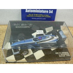 1999 BAR 01 Supertec J. Villeneuve Testcar 430990120 Minichamps