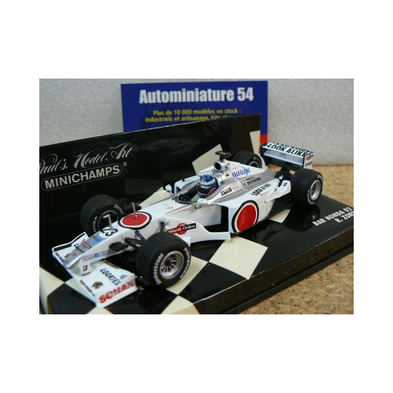 2000 BAR 02 Honda  R. Zonta 430000023 Minichamps