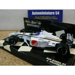 2001 BAR Honda 03 J. Villeneuve N°10 400010010 Minichamps