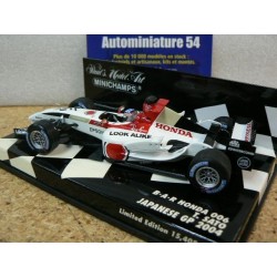 2004 BAR Honda 006  T. Sato N°10 Japanese GP 400040110 Minichamps