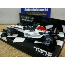 2005 BAR Honda 007  T. Sato N°4 400050004 Minichamps