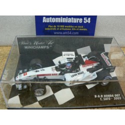 2005 BAR Honda 007  T. Sato N°4 400050004 Minichamps