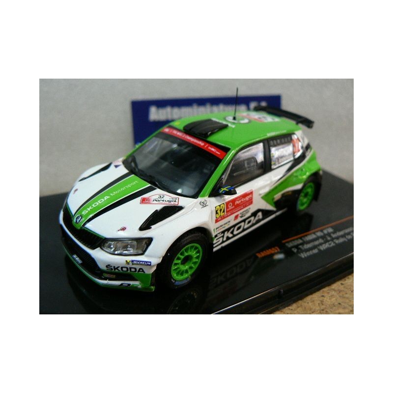 2017 Skoda Fabia R5 n°32 Tidemand - Andersson 1st winner Portugal RAM657 Ixo Models