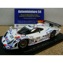 1998 Porsche 911 GT1 n°26 McNish - Aiello - Ortelli 1st Winner Le Mans 43LM98 Spark Model