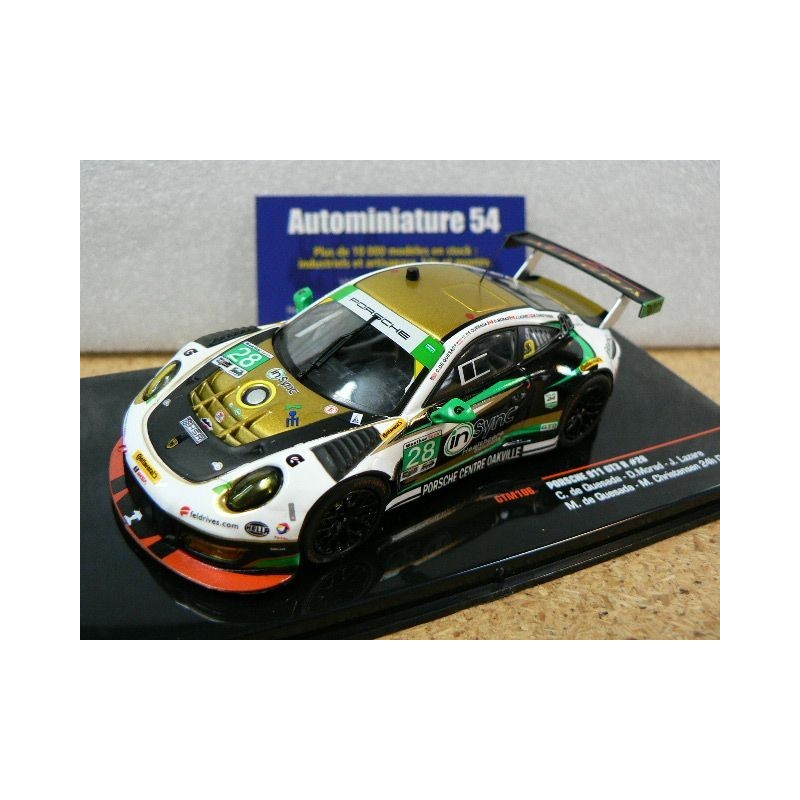 2017 Porsche 911 - 991 GT3 R n°28 Quesada - Morad - Lazare - Christensen Daytona GTM106 Ixo Models