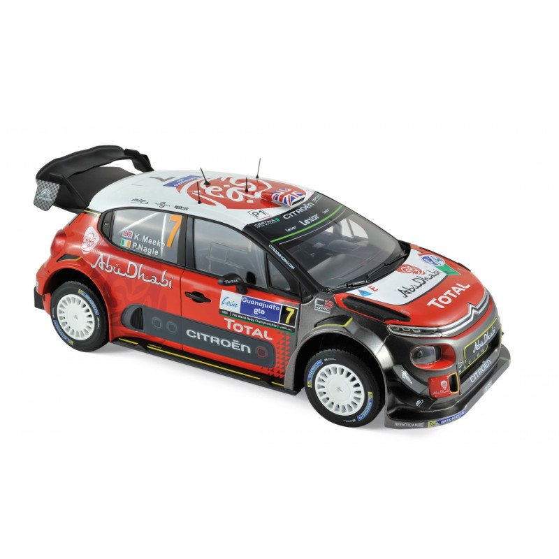 2017 Citroen C3 WRC N°7 Meeke - Nagle  1st Winner Mexique 181632 Norev