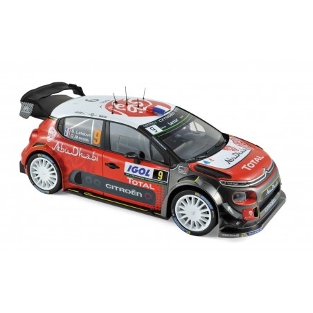 2017 Citroen C3 WRC N°9 Lefebvre - Moreau Corse 181633 Norev