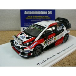 2017 Toyota Yaris WRC n°10 Latvala - Anttila 1st winner Sweden Rally S5165 Spark Model