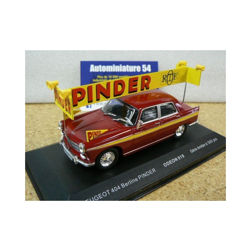 Peugeot 404 Sedan Cirque Pinder ODEON N019