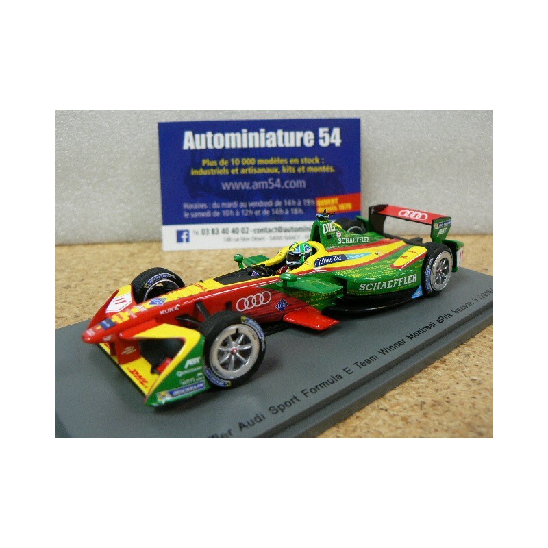 2016-2017 Abt Schaeffer Audi Sport Formule E Saison 3 Lucas Di Grassi Champion n°11 43FE03 Spark Model