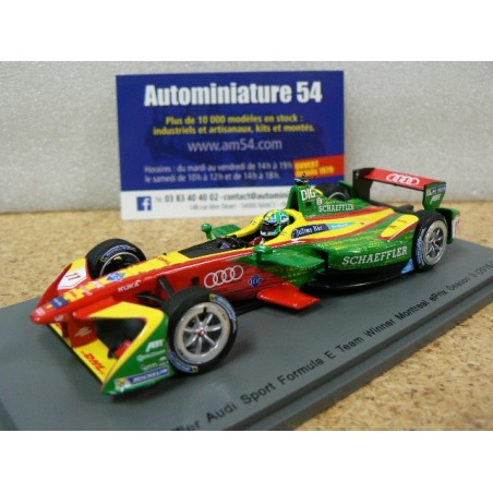 2016-2017 Abt Schaeffer Audi Sport Formule E Saison 3 Lucas Di Grassi Champion n°11 43FE03 Spark Model