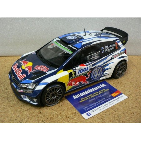 2016 Volkswagen Polo R WRC n°2 Latvala - Anttila Tour de Corse 18RMC018B Ixo Models