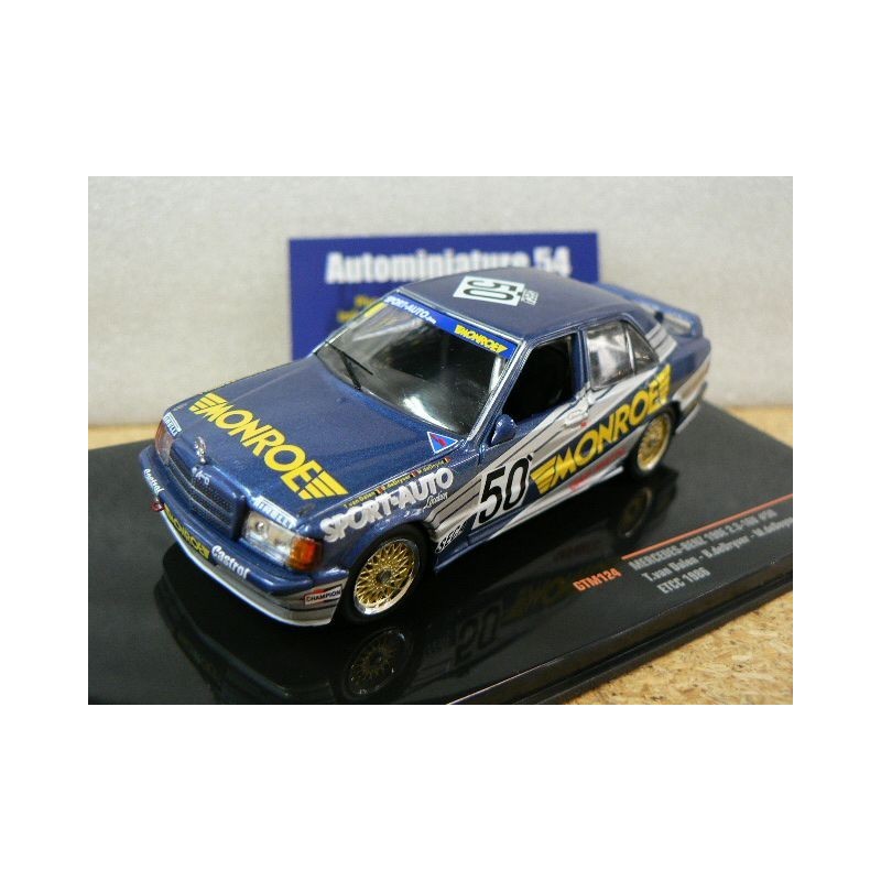 1986 Mercedes 190 E 2.3 16V "Monroe" n°50 ETCC GTM124 Ixo Models