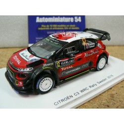 2018 Citroen C3 WRC n°12 Ostberg - Eriksen Sweden S5965 Spark Model