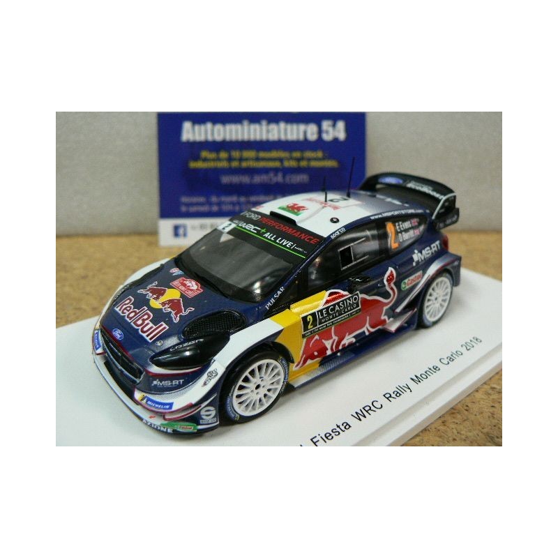 2018 Ford Fiesta WRC n°2 Evans - Baritt Monte Carlo S5952 Spark Model