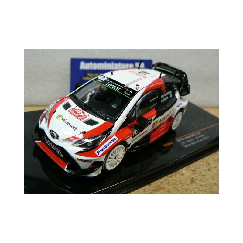 2017 Toyota Yaris WRC n°10 Latvala - Anttila 2nd Monte Carlo RAM647 Ixo Model