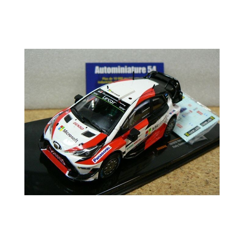 2017 Toyota Yaris WRC n°10 Latvala - Anttila ou n°11 Hanninen - Lindstrom Sweden RAM648 Ixo Model