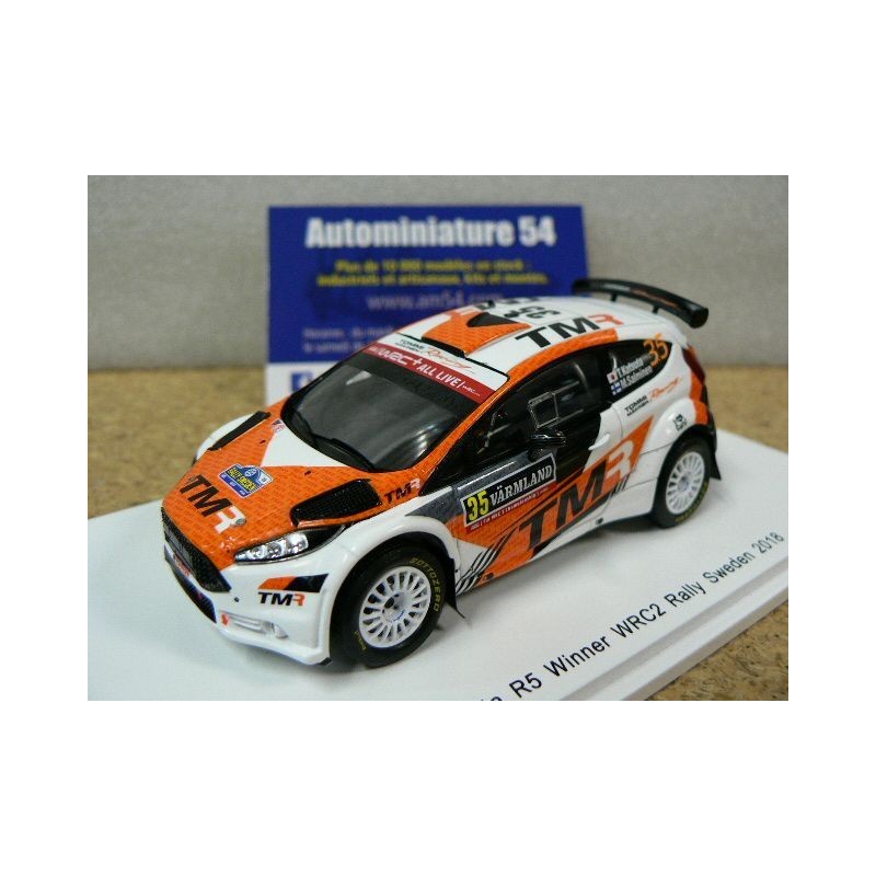 2018 Ford Fiesta R5 n°35 Katsuta - Salminen 1st Winner WR2 Suède Sweden S5966 Spark Model